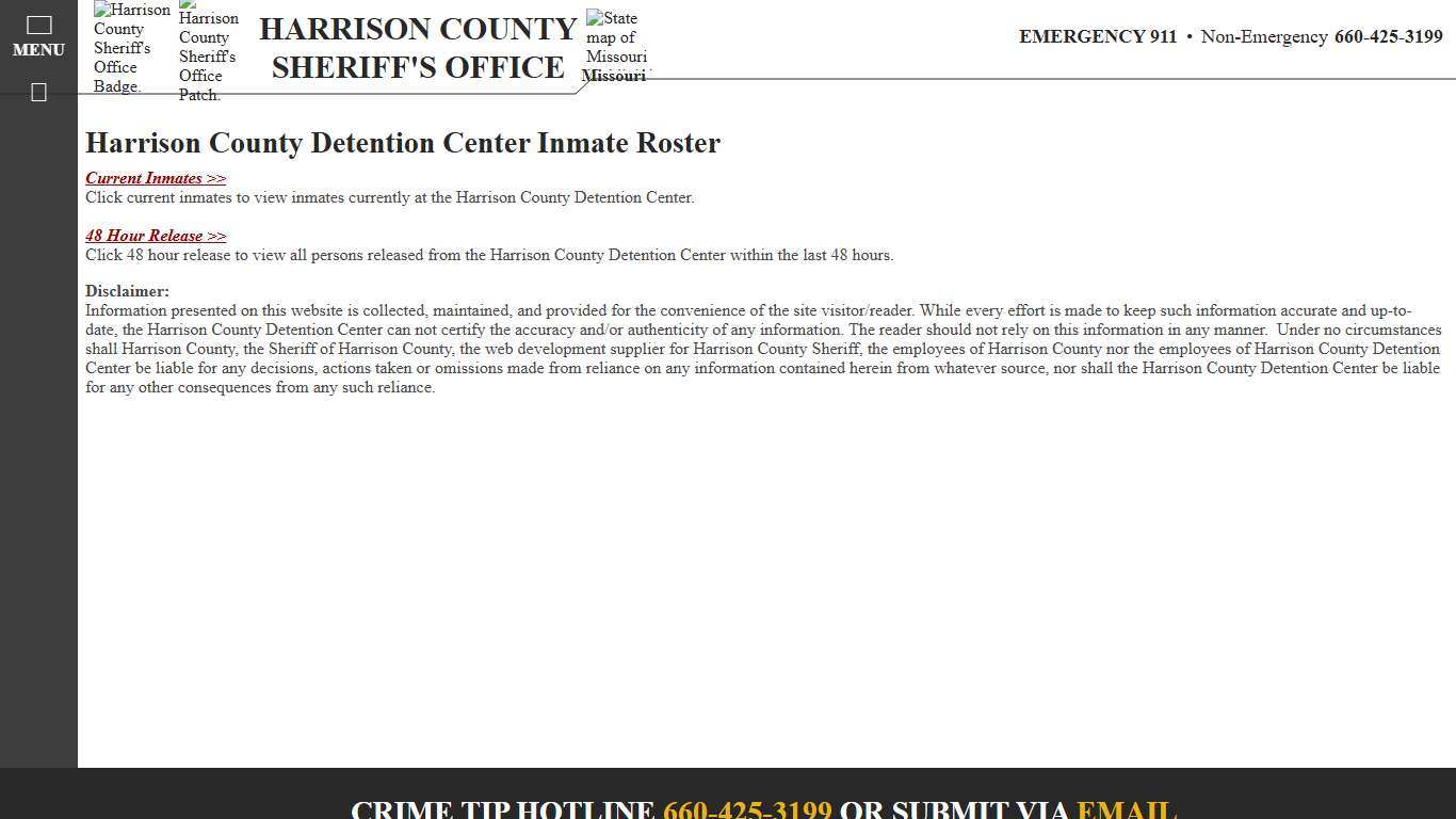 Roster Choose - Harrison County MO Sheriff